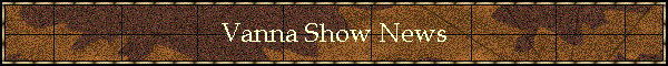 Vanna Show News